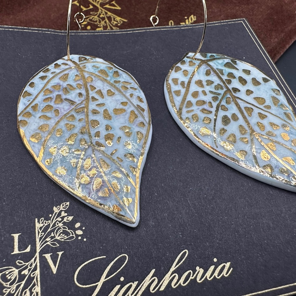 Handmade Luxury Ceramic Earrings – Unique, Lightweight, and Artistic Jewelry - Picture 7 of 11